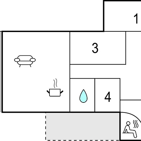 4 Bedroom Nice In Tarm 別荘